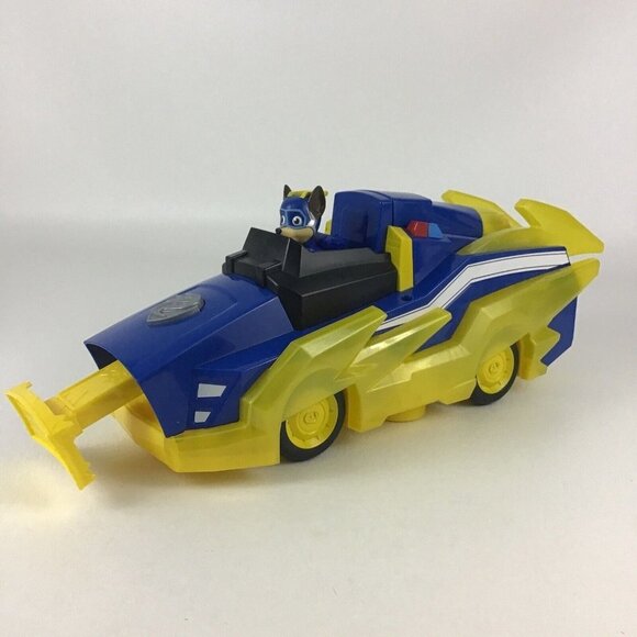 Paw Patrol Mighty Pups Charged Up Transforming Vehicle Chase Lights Sound TESTED